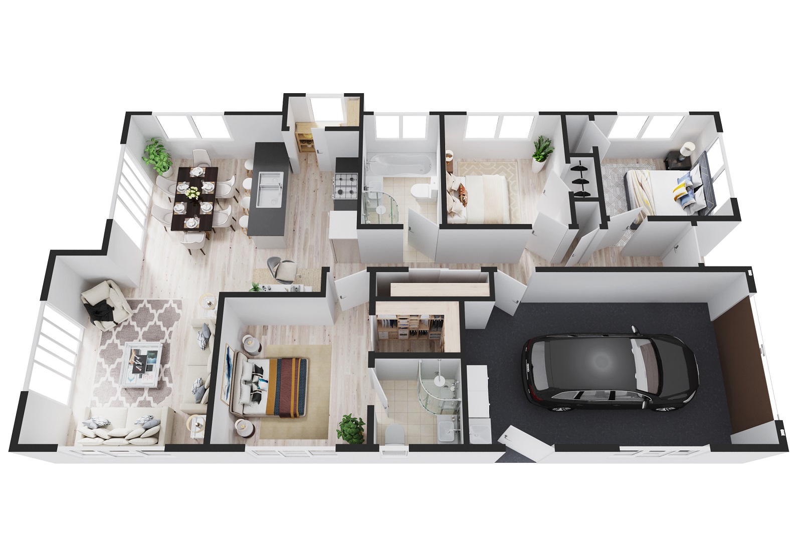  Woodbourne House Plan 130 Sqm 3 Bedrooms 2 Bathrooms